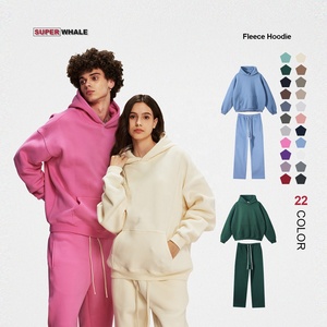Custom Men Hoodies And Sweat Pants Set Fleece Tracksuit Custom Embroidery Sweatpants And Hoodie Set