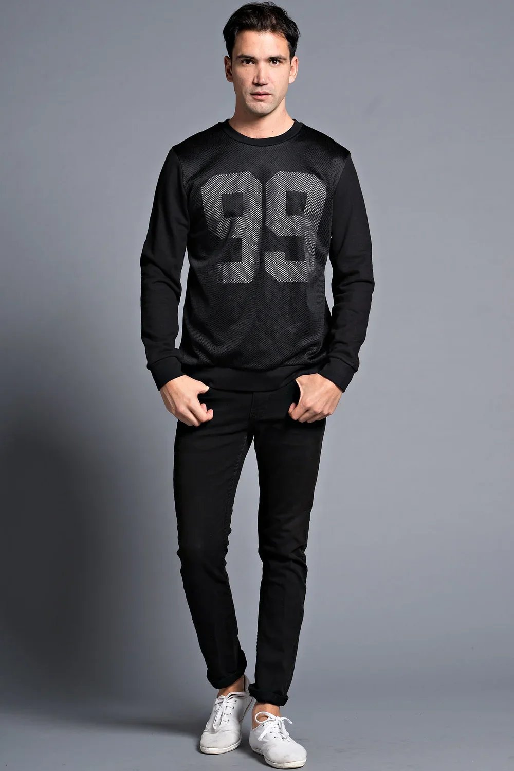 Graphic Distressed Streetwear Sweatshirt — Urban Nation Apparel OEM