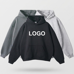 High Quality Custom Logo Cotton Kidswear Heavyweight Blank Oversized Hoodie