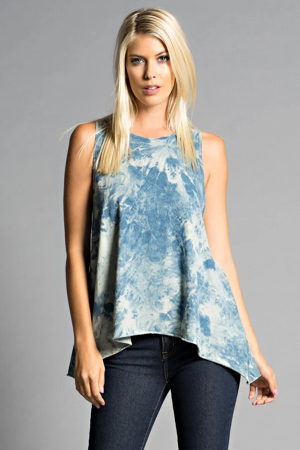 Custom tie-dye tank top wholesale production factory China Vietnam