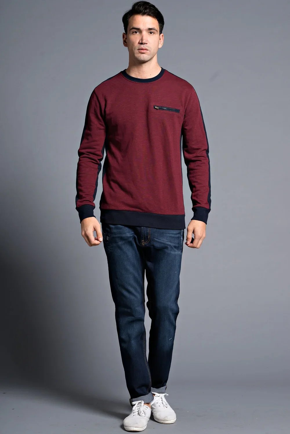 Custom Knit Sweater & Zipper Pocket Sweatshirt OEM